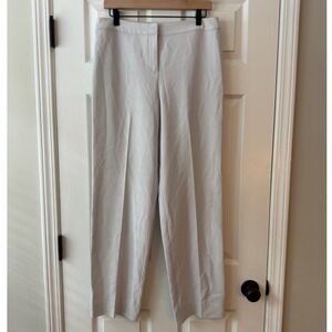 St. John Beige Gray Dress Pants Size 8 Career‎ Business Casual
